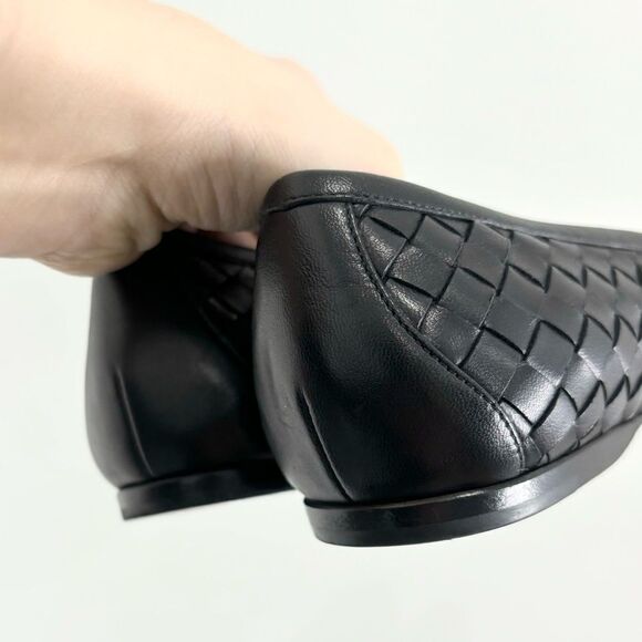 Bottega Veneta $670 Napa Intrecciato Ballet Flats in black - Picture 4 of 11